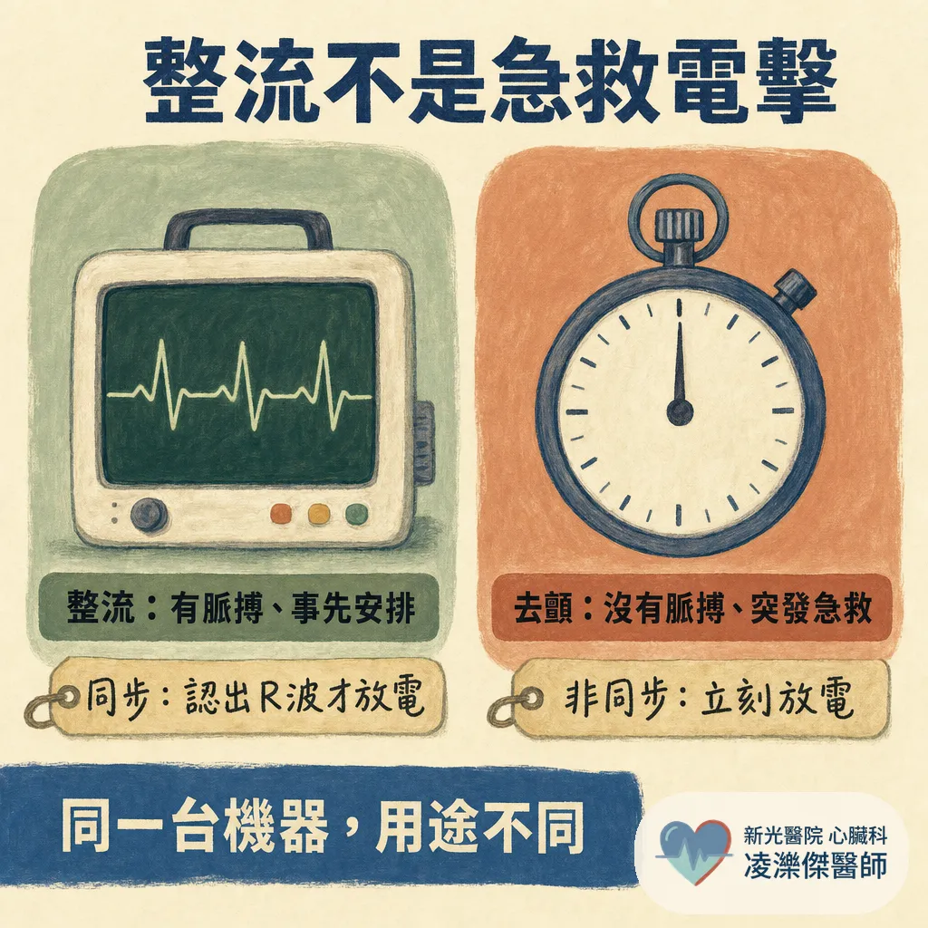 為什麼你需要心房顫動整流（電擊整流）？時機、當天流程與最重要的抗凝血規則 圖卡 2