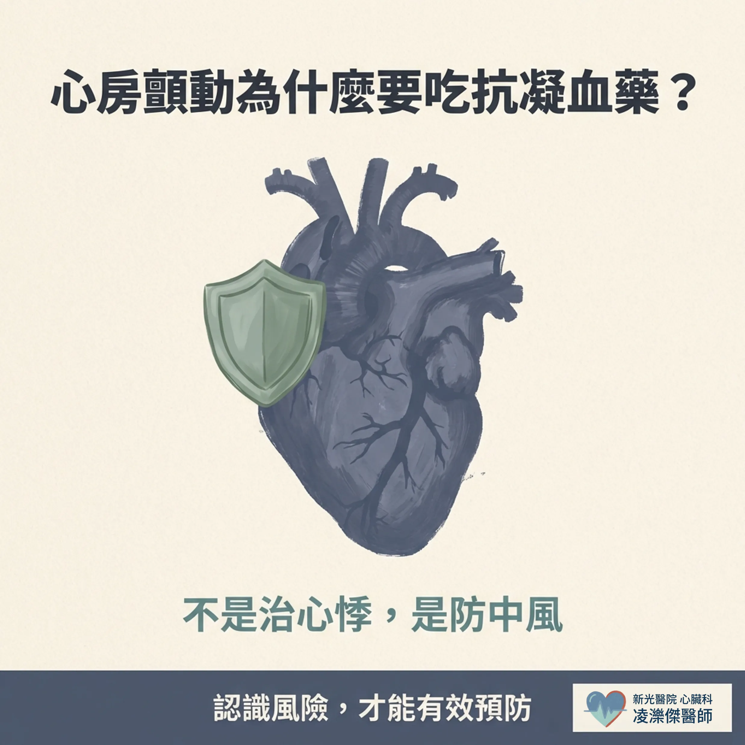 心房顫動:為什麼要吃抗凝血藥?不吃會怎樣? 圖卡 1