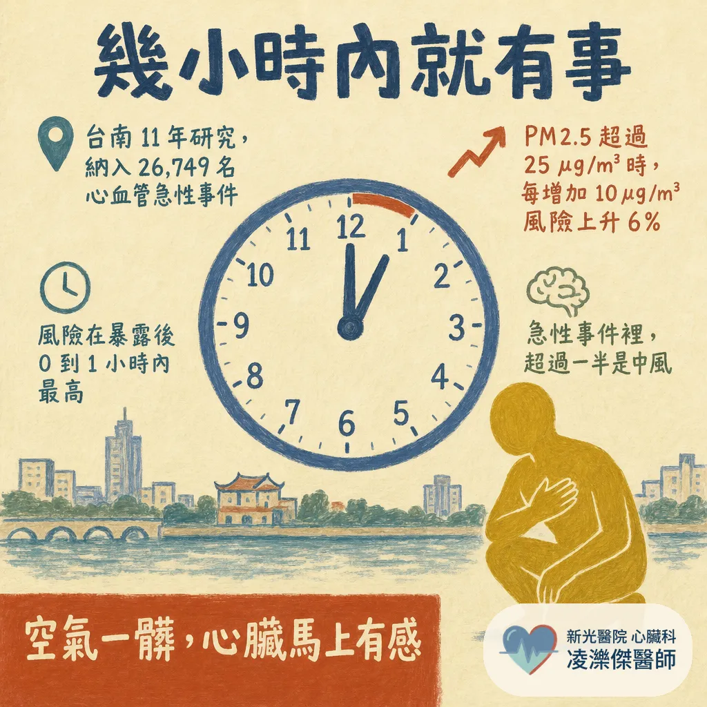 空氣品質亮紅燈：PM2.5 怎麼傷心血管，紫爆天心臟病人怎麼自保 圖卡 3