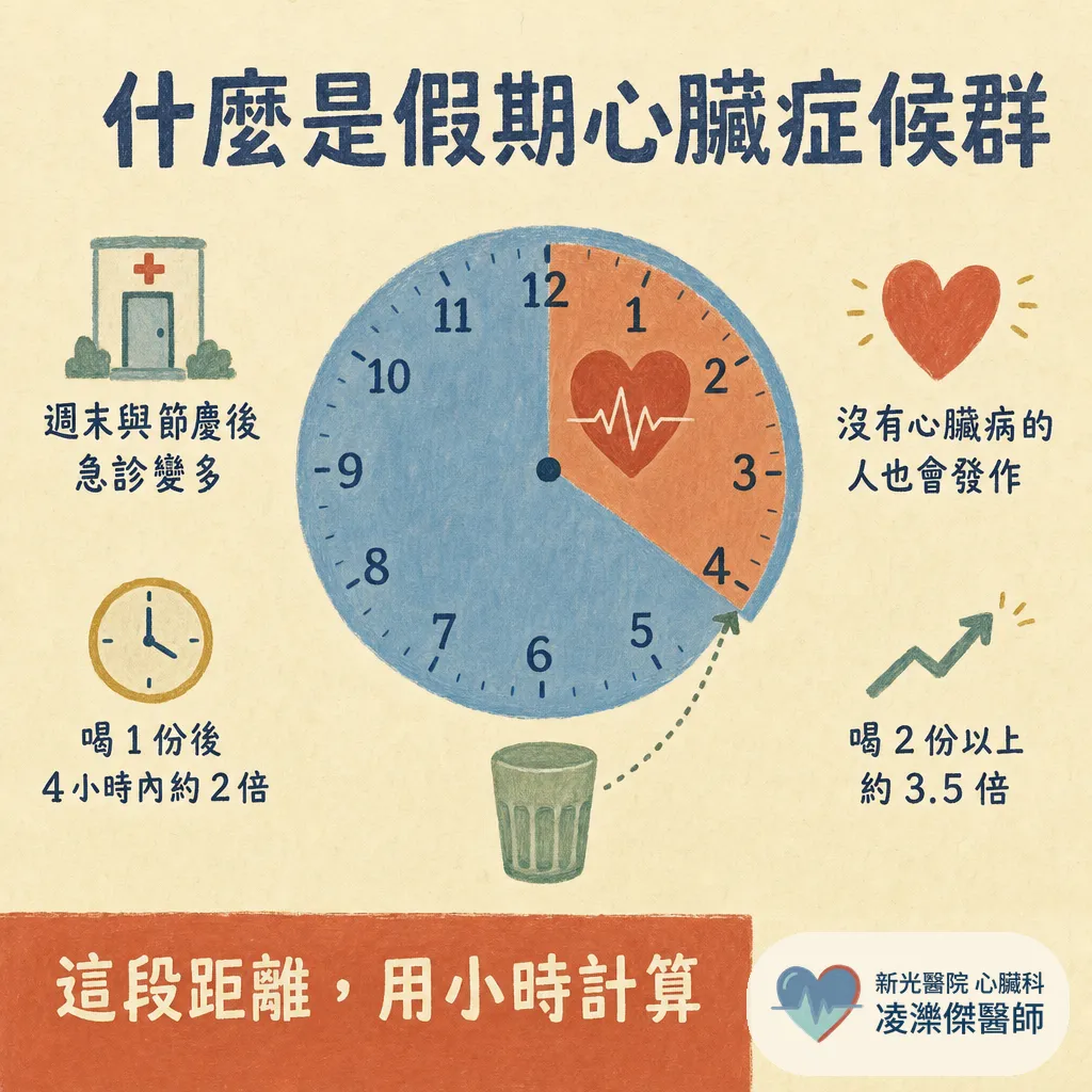 中秋喝一波,隔天心跳亂跳?假期心臟症候群與酒精對心房顫動的影響 圖卡 2
