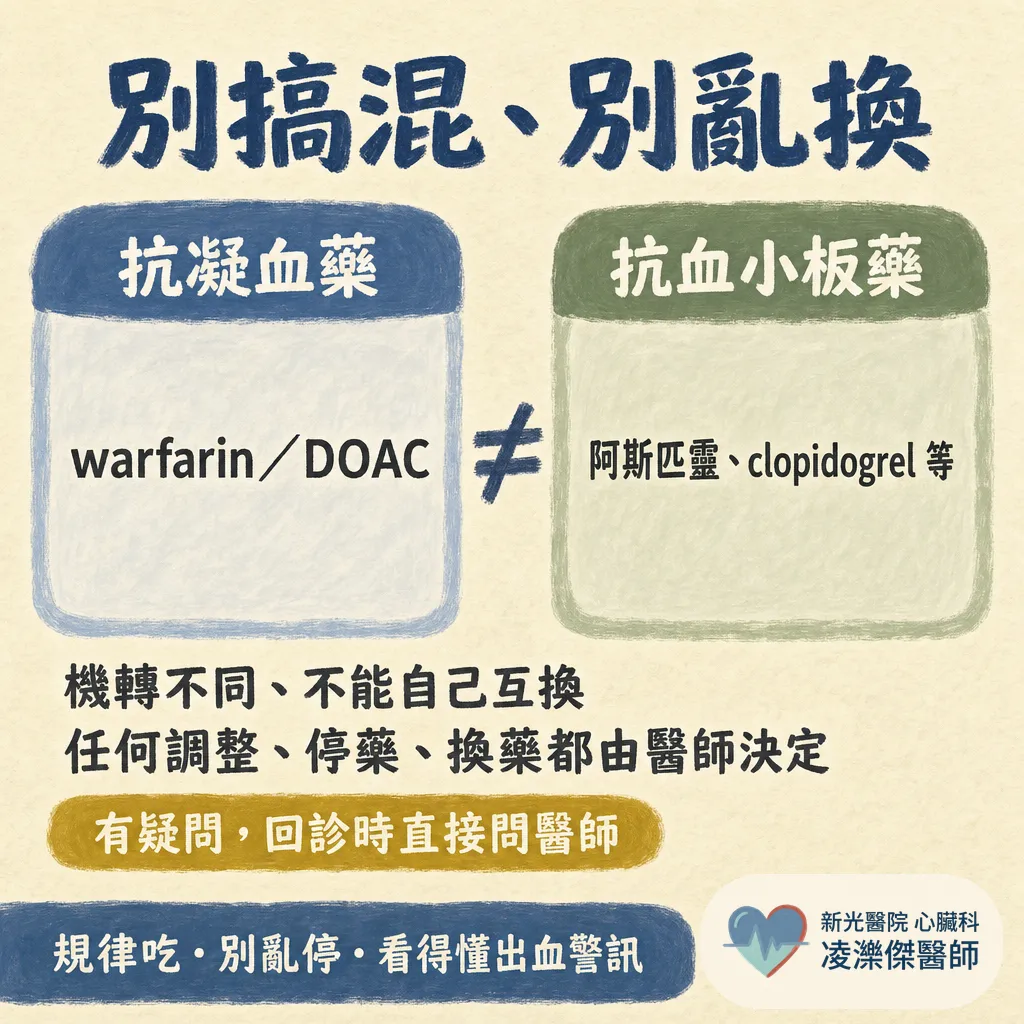 吃抗凝血藥要注意什麼？規律吃、別亂停、看得懂出血警訊 圖卡 7