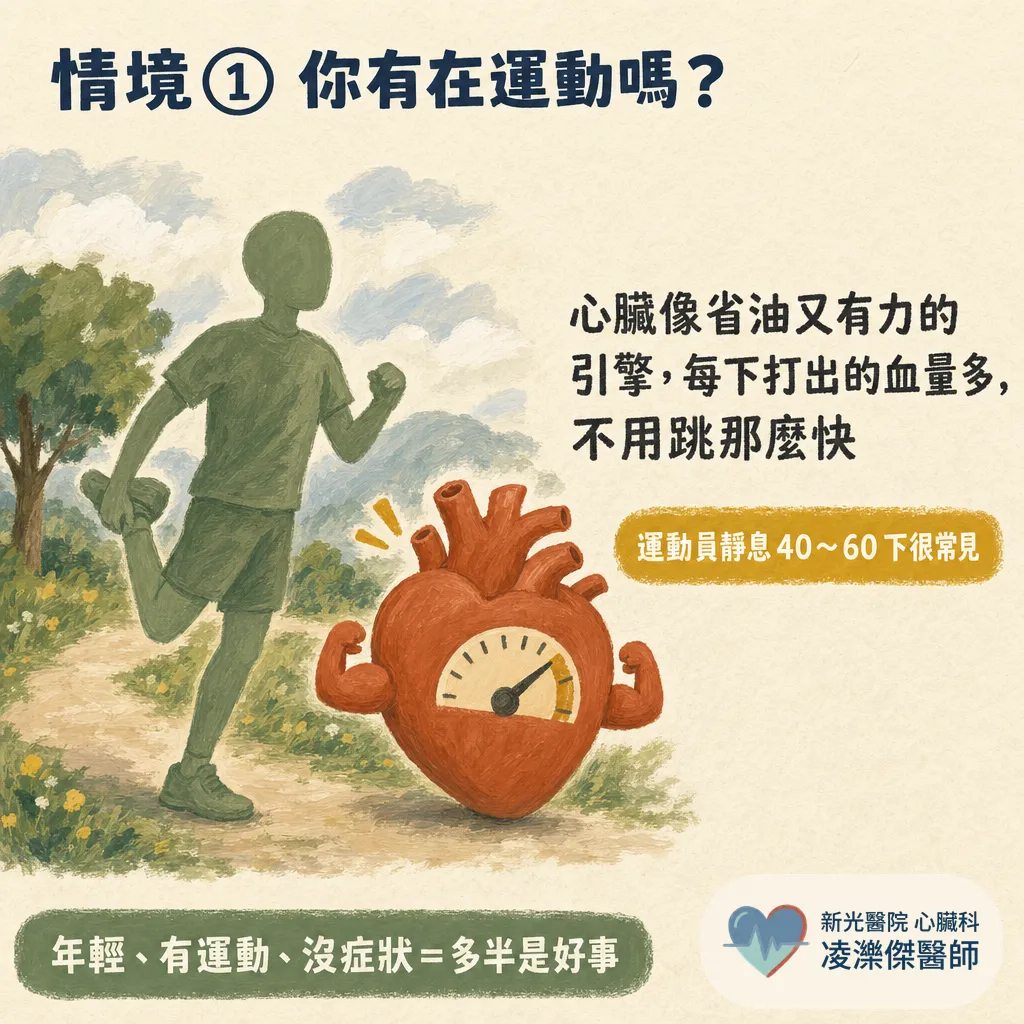 心跳低於50正常嗎？心跳過慢（心搏過緩）的原因與就醫時機 圖卡 3