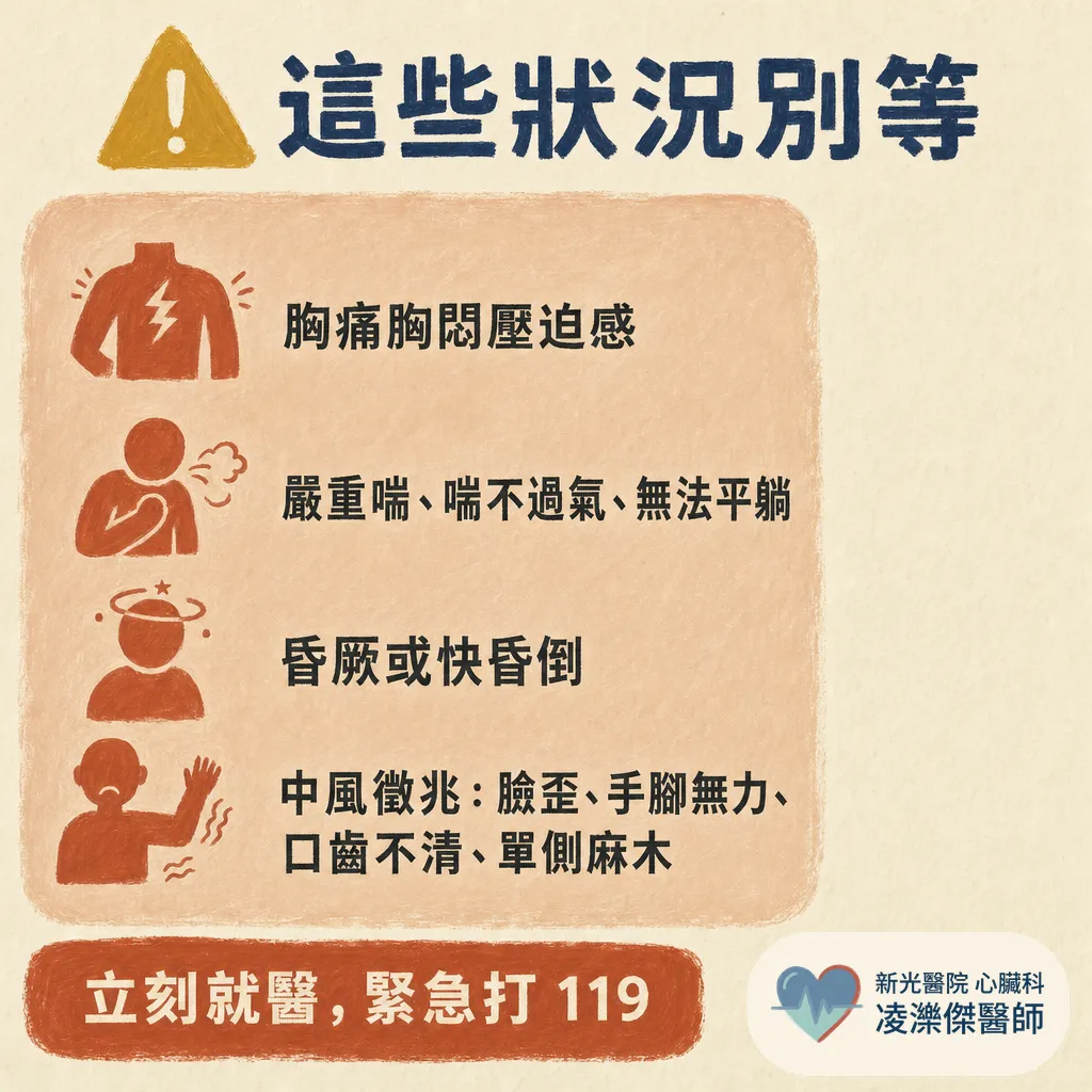 心房顫動是什麼？症狀、中風風險與治療一次看懂 圖卡 6