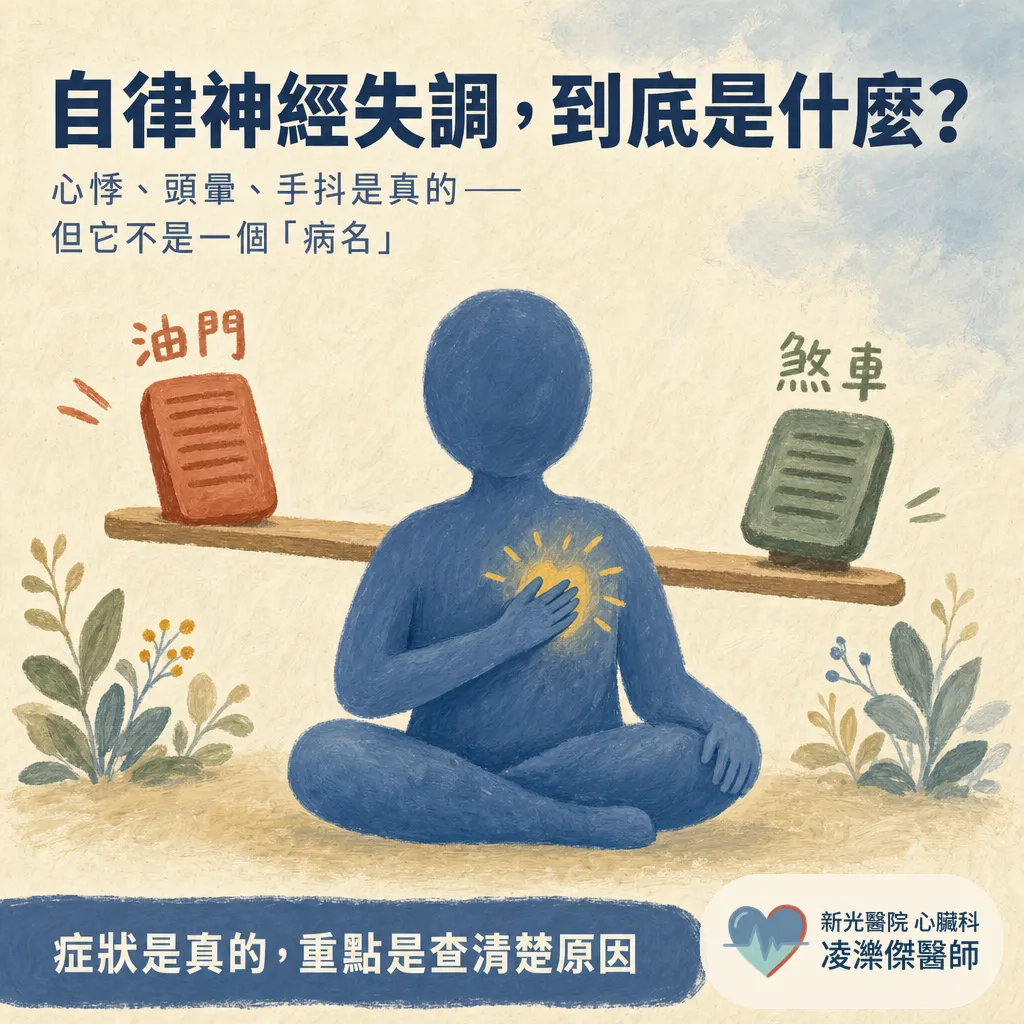 自律神經失調到底是什麼？心臟科先幫你排除這些 圖卡 1