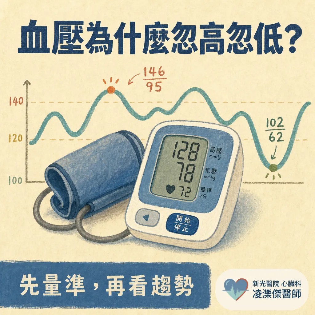為什麼我的血壓忽高忽低？血壓不穩背後的原因與危機 圖卡 1