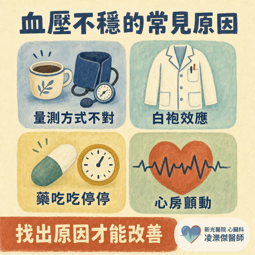 為什麼我的血壓忽高忽低?血壓不穩背後的原因與危機 圖卡 3