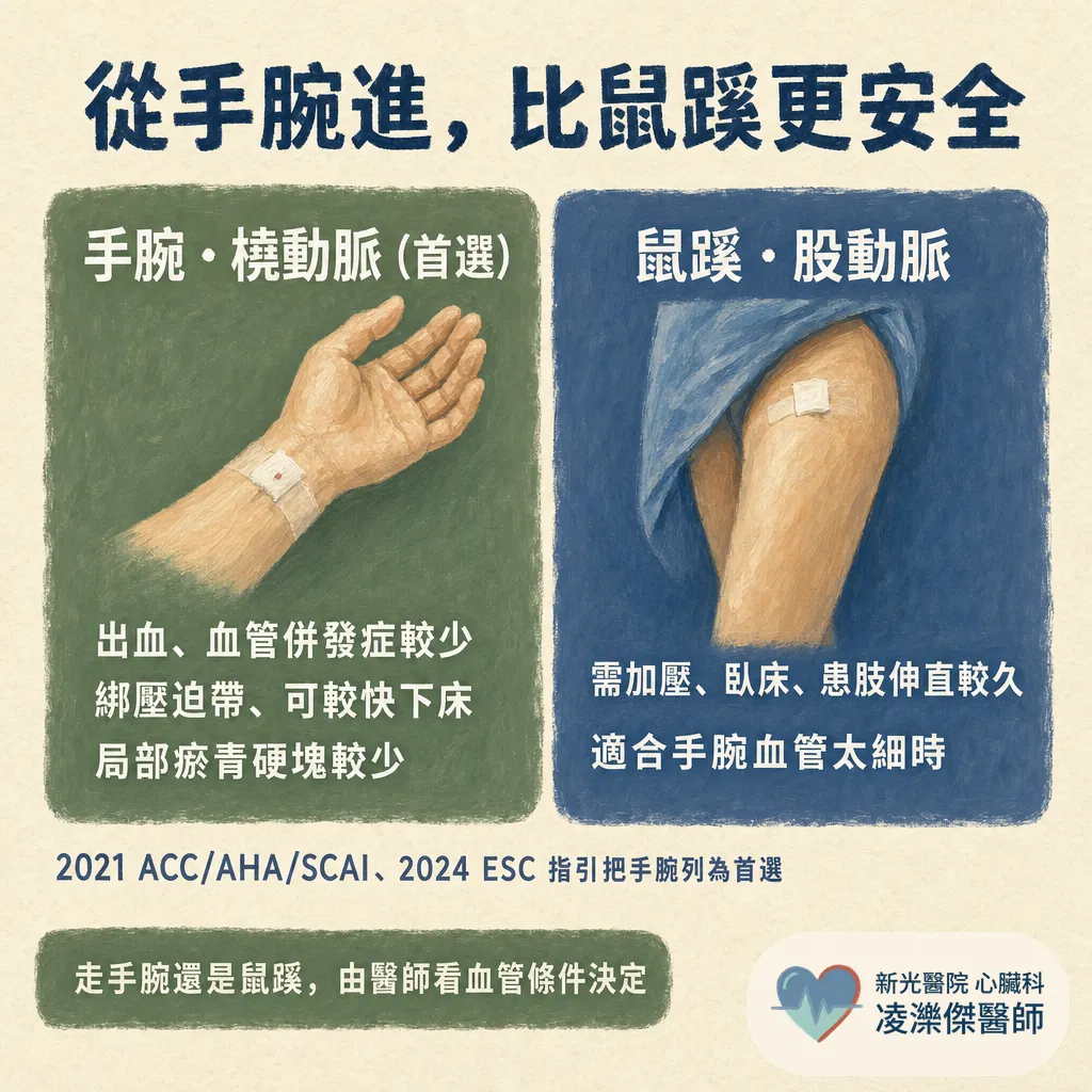 CAG 醫學縮寫是什麼?心導管冠狀動脈攝影白話解說,不是開刀 圖卡 3