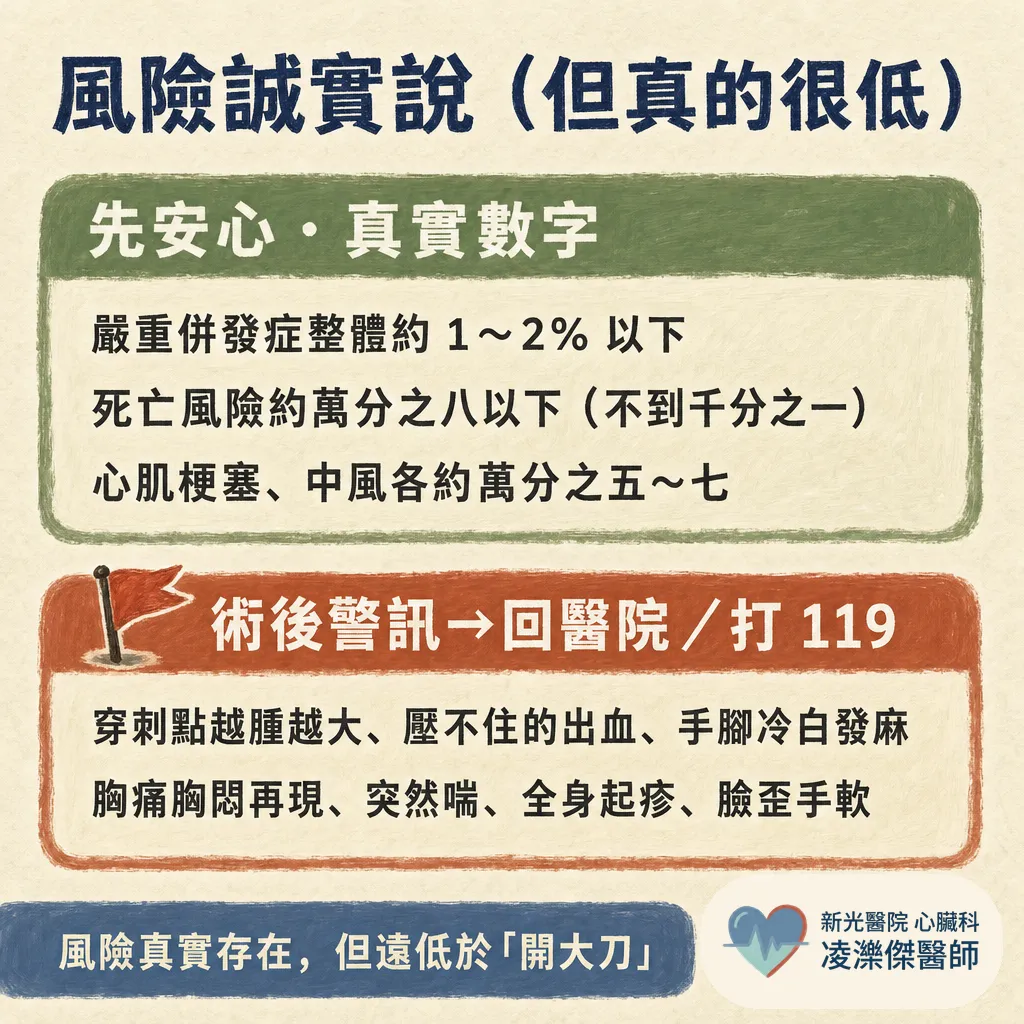 CAG 醫學縮寫是什麼?心導管冠狀動脈攝影白話解說,不是開刀 圖卡 5