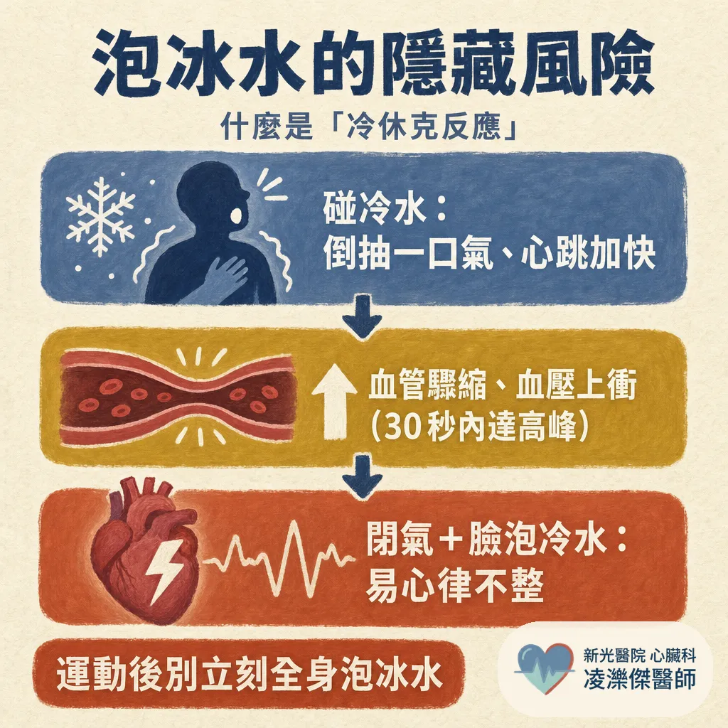 猛灌冰飲、泡冰水超爽?心臟可能不這麼想 圖卡 2