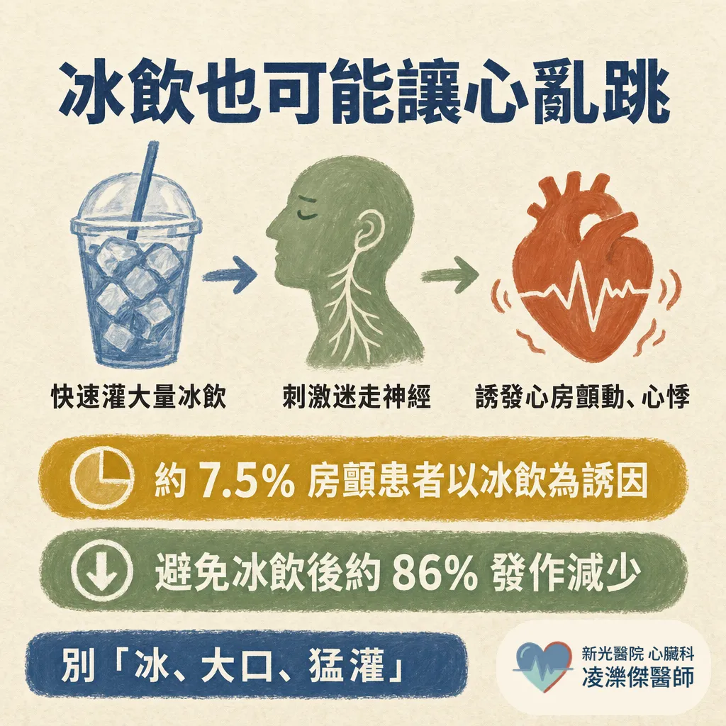 猛灌冰飲、泡冰水超爽?心臟可能不這麼想 圖卡 3