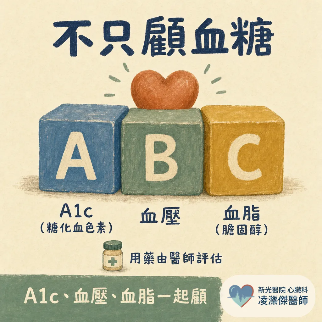 糖尿病為什麼傷心臟?血糖之外更要一起顧的三件事 圖卡 4