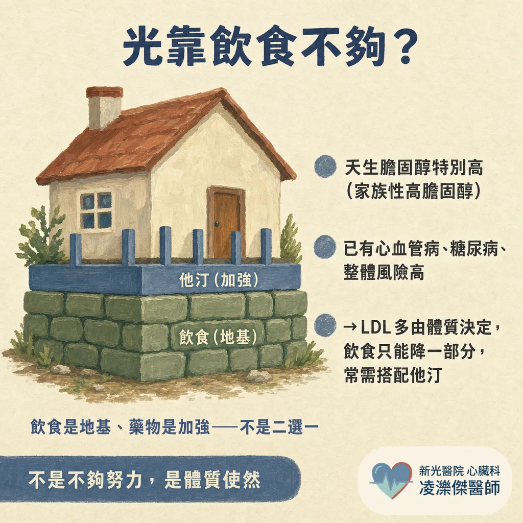 飲食控制可以降血脂嗎?可以降,但有天花板 圖卡 6