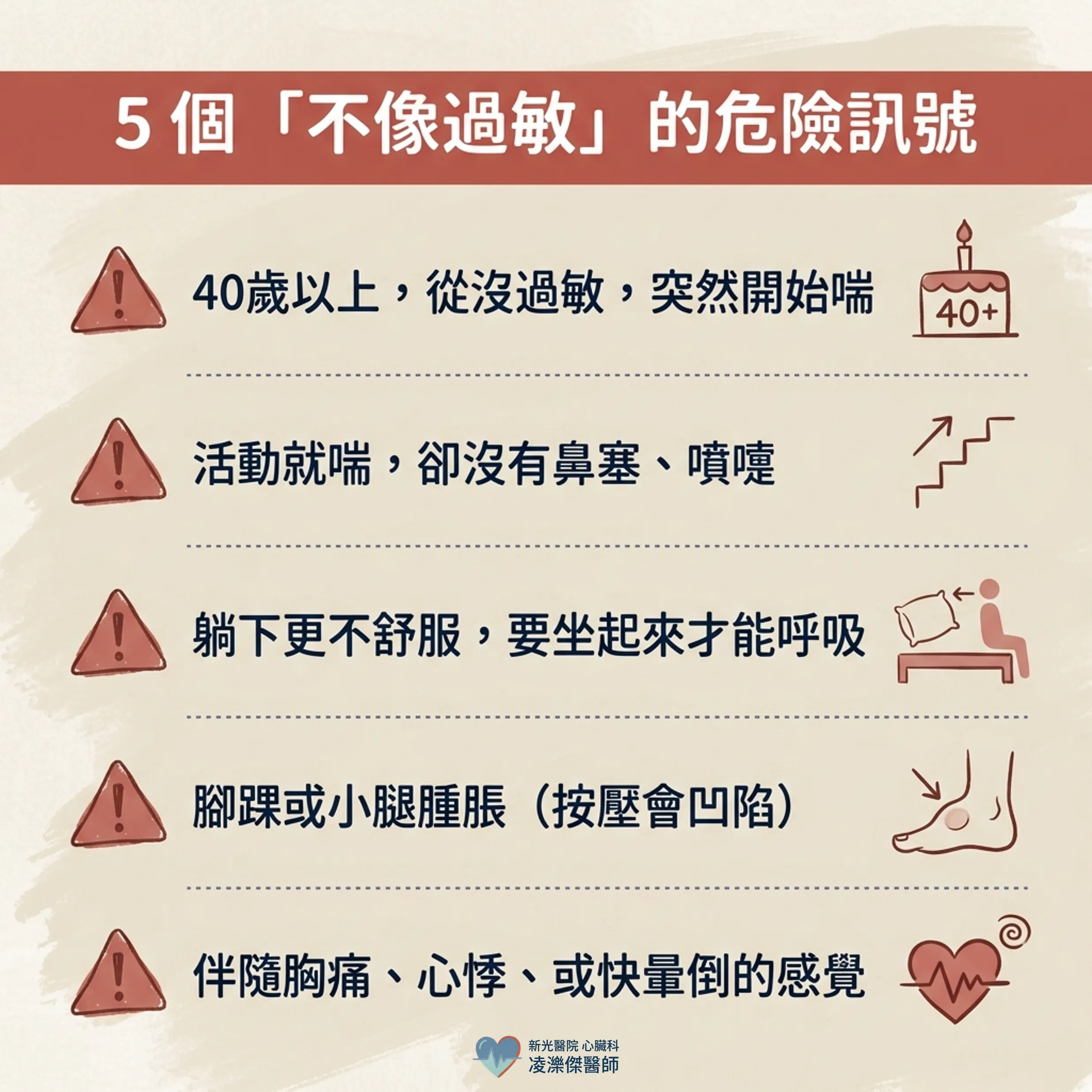 胸悶、喘:過敏/氣喘 vs 心肺警訊怎麼分 圖卡 3