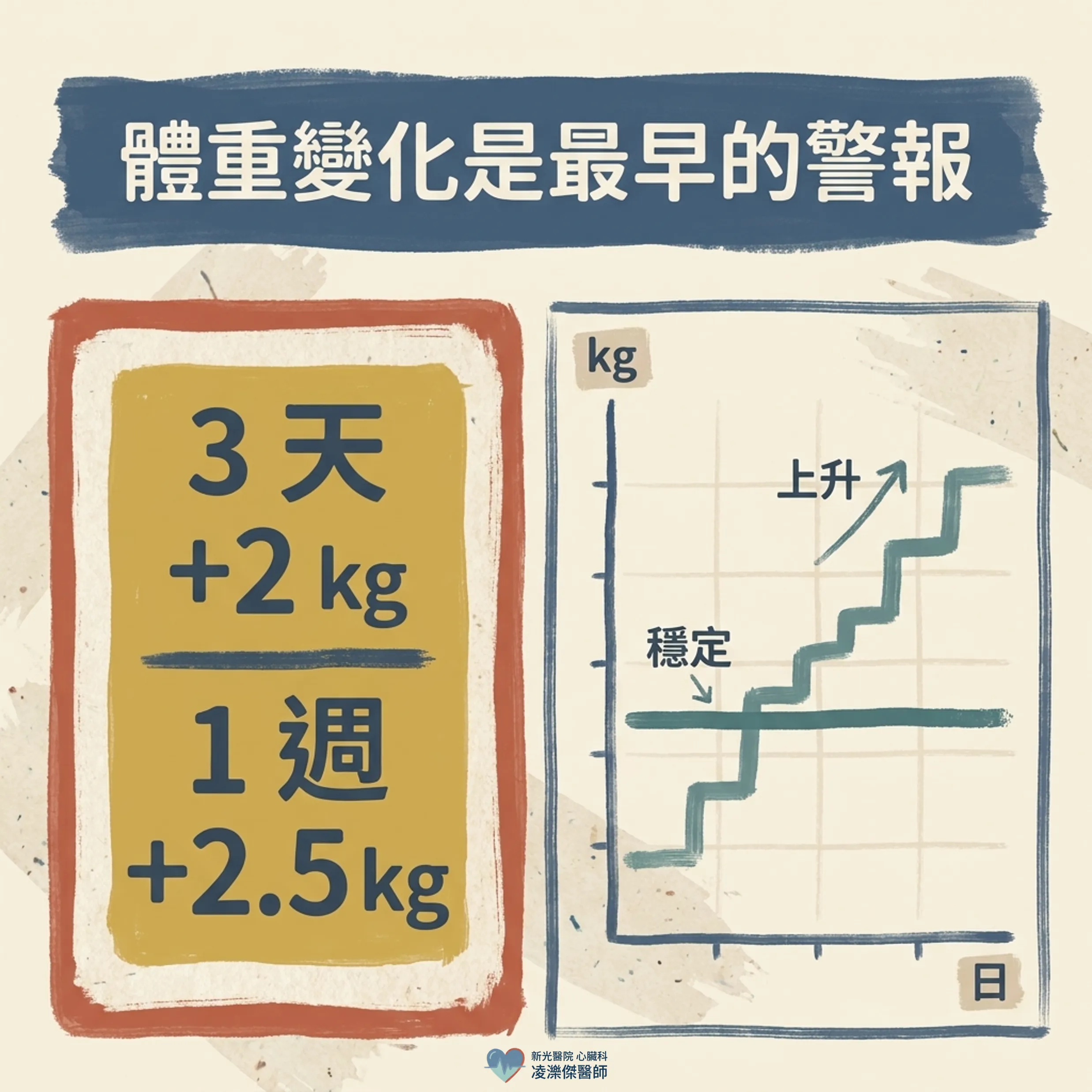 喘+腫+累:家屬必懂的居家監測與就醫門檻 圖卡 3