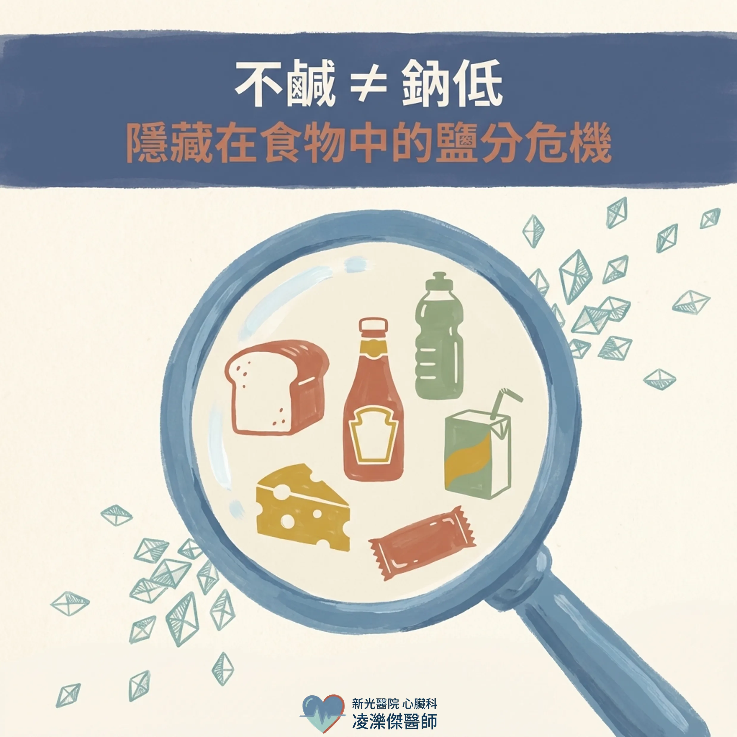 不鹹卻傷心?揪出 6 大隱形鈉炸彈 圖卡 1
