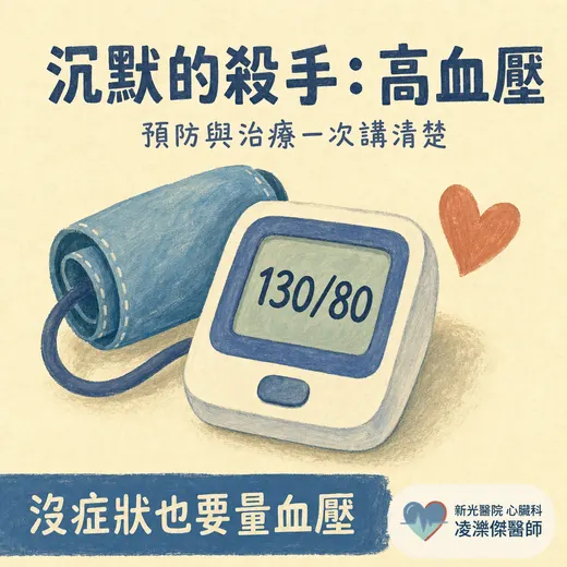 沉默的殺手高血壓：多少算高、怎麼量、怎麼降，一次講清楚