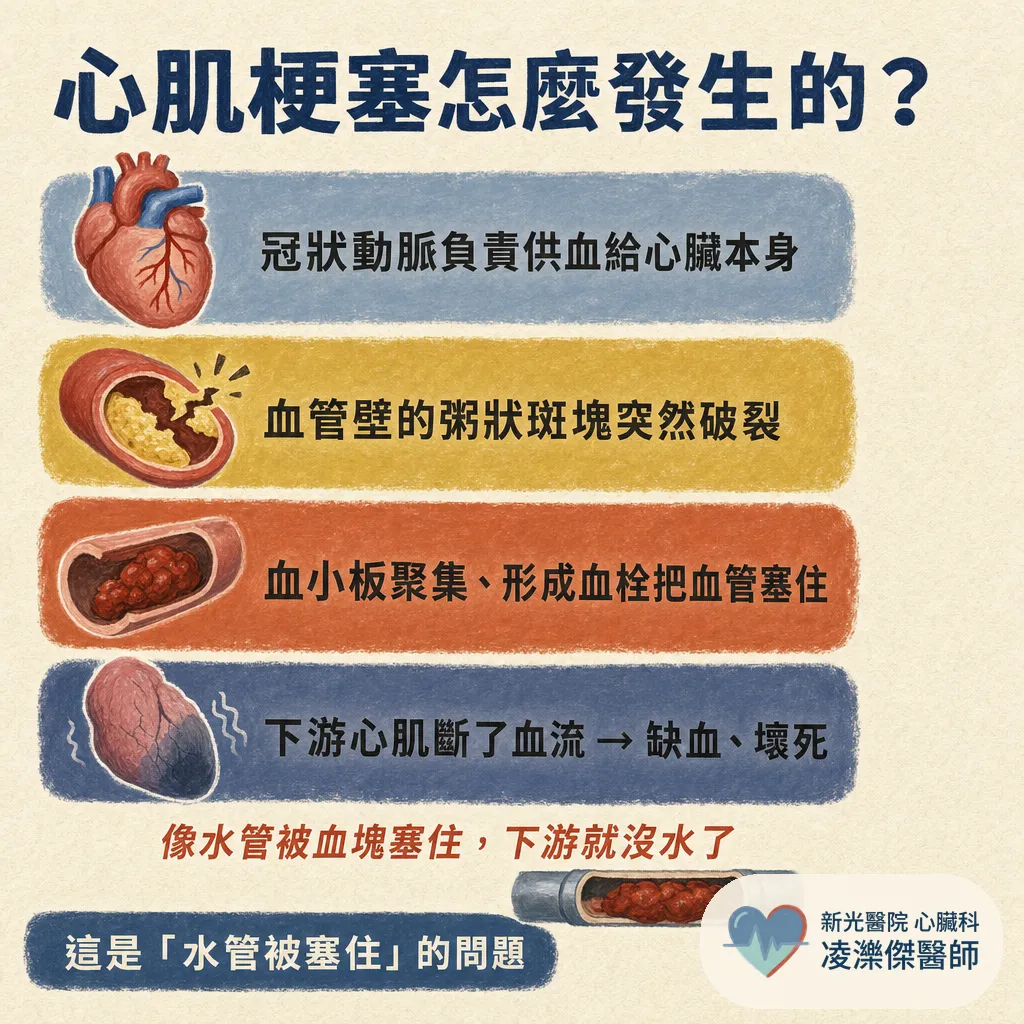 心肌梗塞的成因是什麼?血管裡到底發生什麼事 圖卡 2