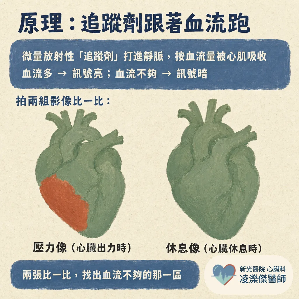 心肌灌注掃描是什麼？核醫心臟檢查在照什麼 圖卡 2