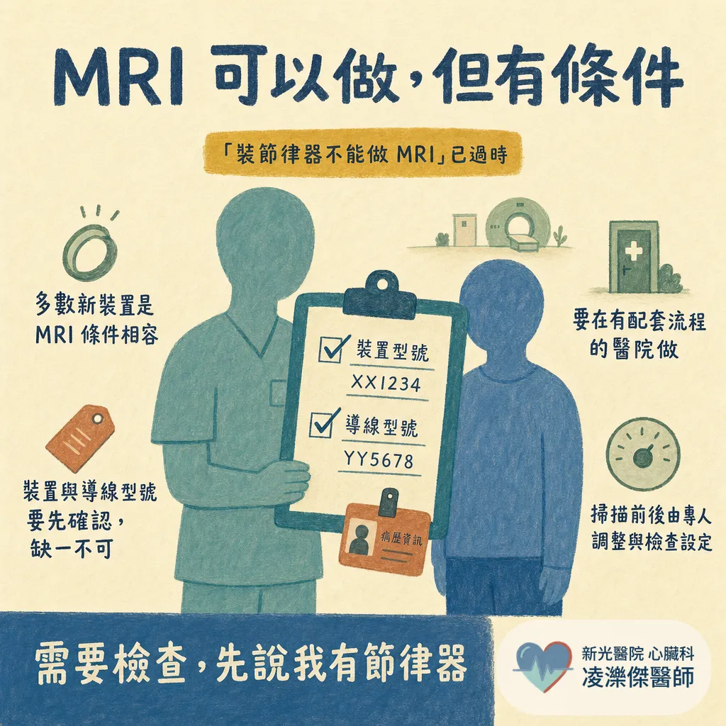 裝了節律器,能過安檢、搭飛機、做 MRI 嗎?節律器生活三問完整解答 圖卡 3