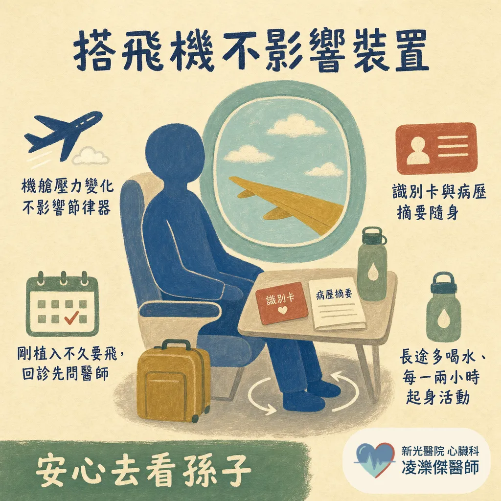 裝了節律器，能過安檢、搭飛機、做 MRI 嗎？節律器生活三問完整解答 圖卡 4