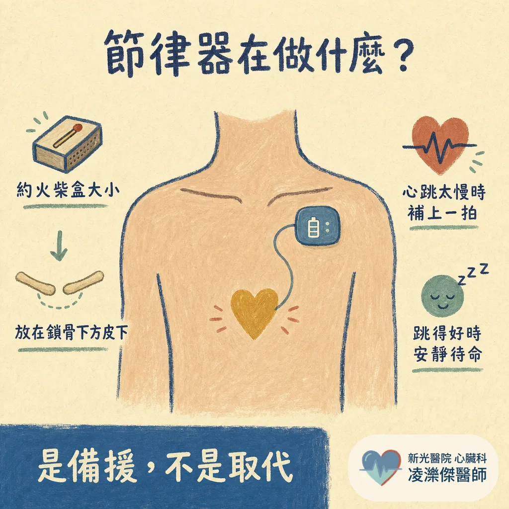 心臟節律器是什麼？心跳太慢就要裝嗎？手術過程與術後生活一次看懂 圖卡 2