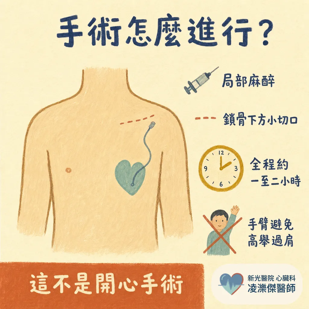 心臟節律器是什麼？心跳太慢就要裝嗎？手術過程與術後生活一次看懂 圖卡 4