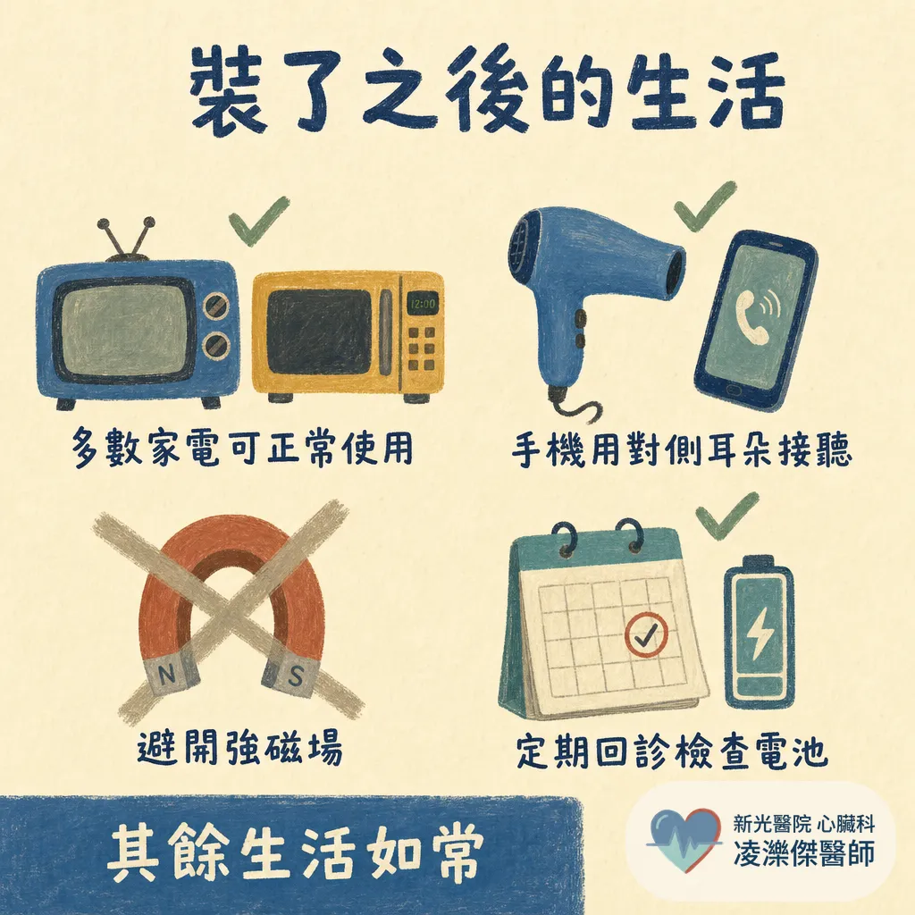 心臟節律器是什麼？心跳太慢就要裝嗎？手術過程與術後生活一次看懂 圖卡 5