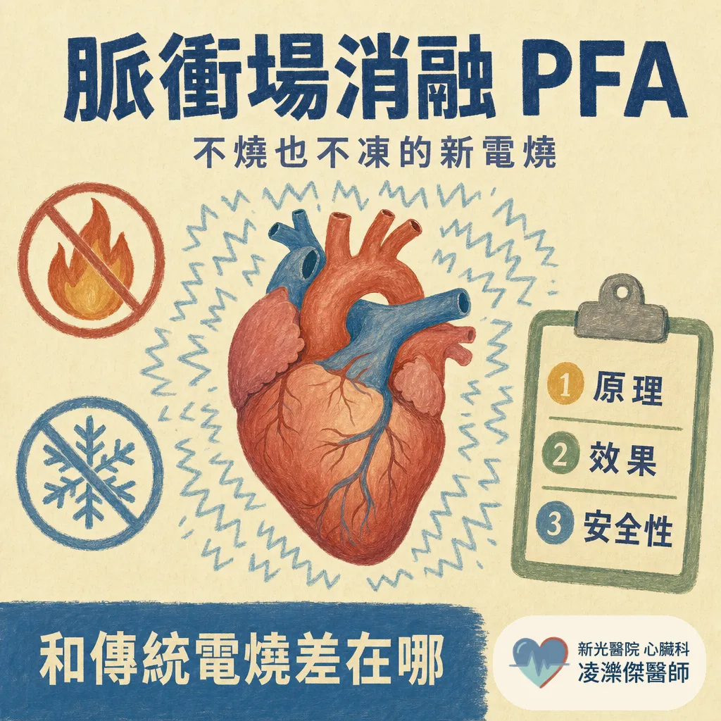 脈衝場消融（PFA）是什麼？和傳統電燒差在哪 圖卡 1