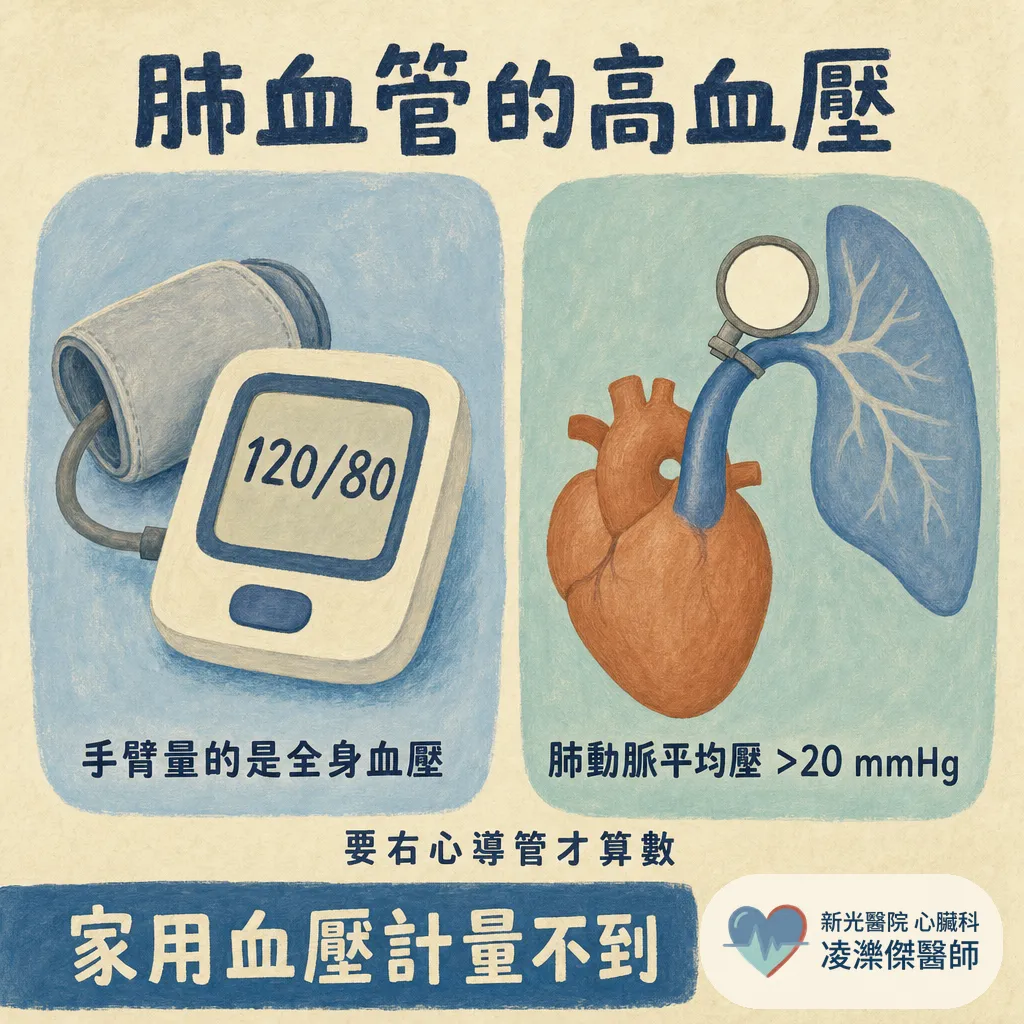 認識肺高壓:一直喘卻查不出原因?「肺血管的高血壓」,量手臂是量不到的 圖卡 2