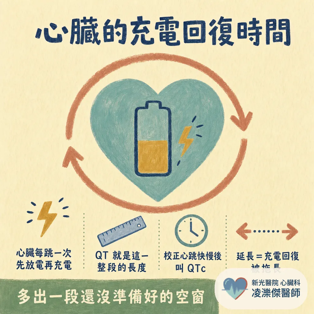 心電圖說我「QT 延長」,危險嗎?哪些藥有關、該怎麼辦 圖卡 2
