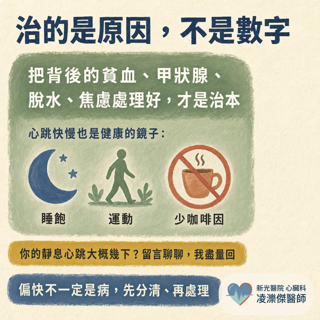 平常心跳偏快，需要處理嗎？先分清「油門」還是「電路」 圖卡 7