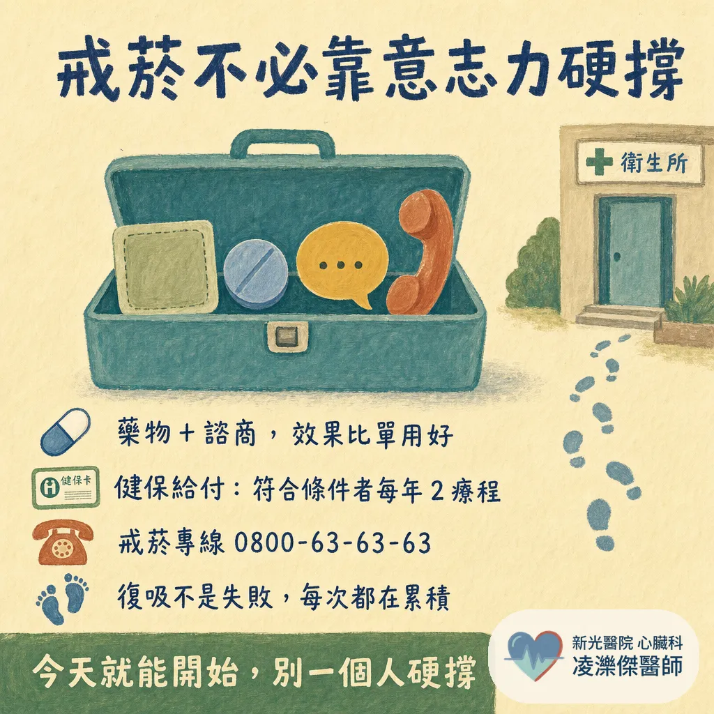 醫師為什麼一直叫我戒菸？抽菸對心臟與血管的傷害、戒菸後的恢復時間軸 圖卡 7