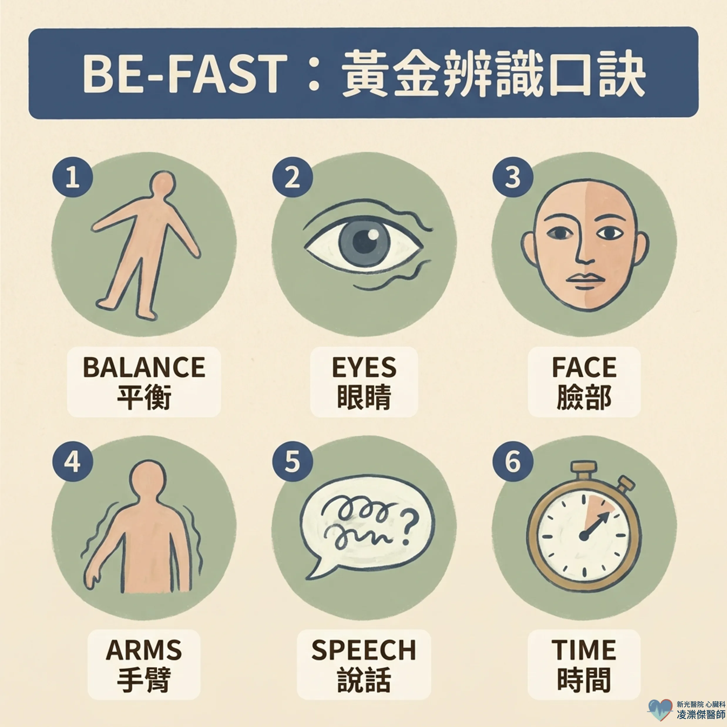 中風不是突然:BE-FAST +最容易被忽略的 2 個前兆 圖卡 2