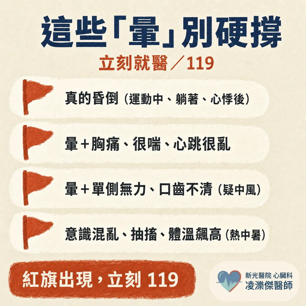 夏天一直頭暈?熱傷害、姿勢性低血壓、心律問題怎麼分 圖卡 5