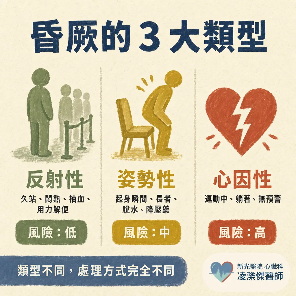昏倒不是都一樣:3 個問題快速判斷「需不需要立刻就醫」 圖卡 2