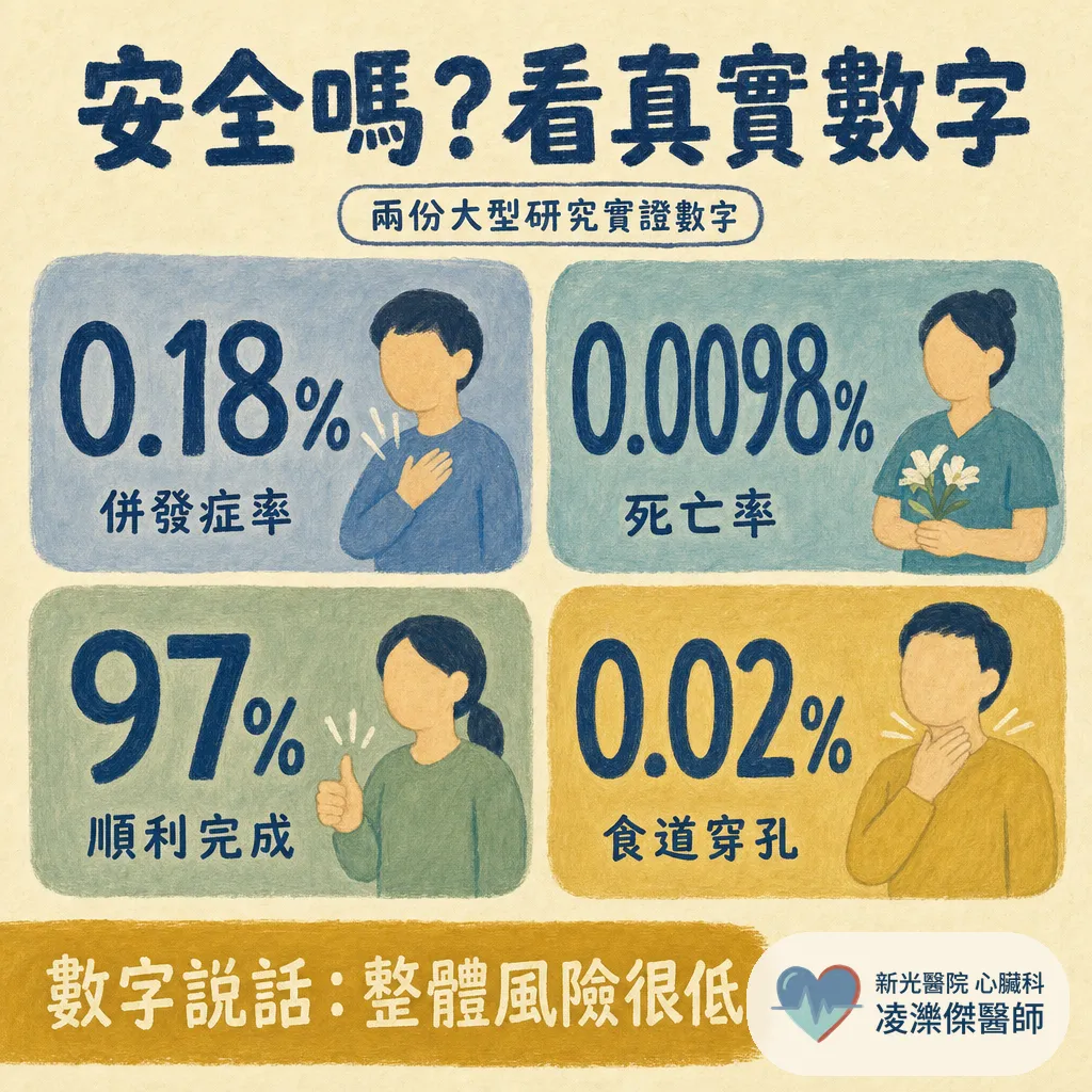 經食道心臟超音波（TEE）會不會很痛？在檢查什麼、流程與安全性一次說清楚 圖卡 6