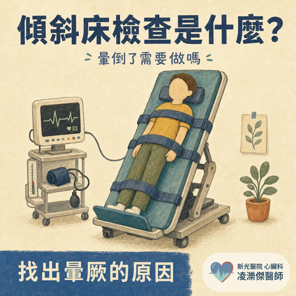 傾斜床測試是什麼?暈倒了需要做嗎、陽性怎麼解讀 圖卡 1