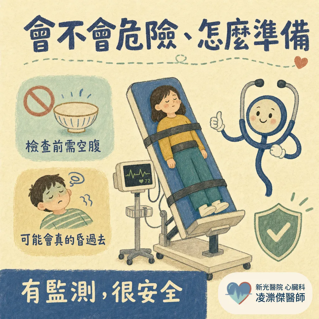 傾斜床測試是什麼？暈倒了需要做嗎、陽性怎麼解讀 圖卡 4