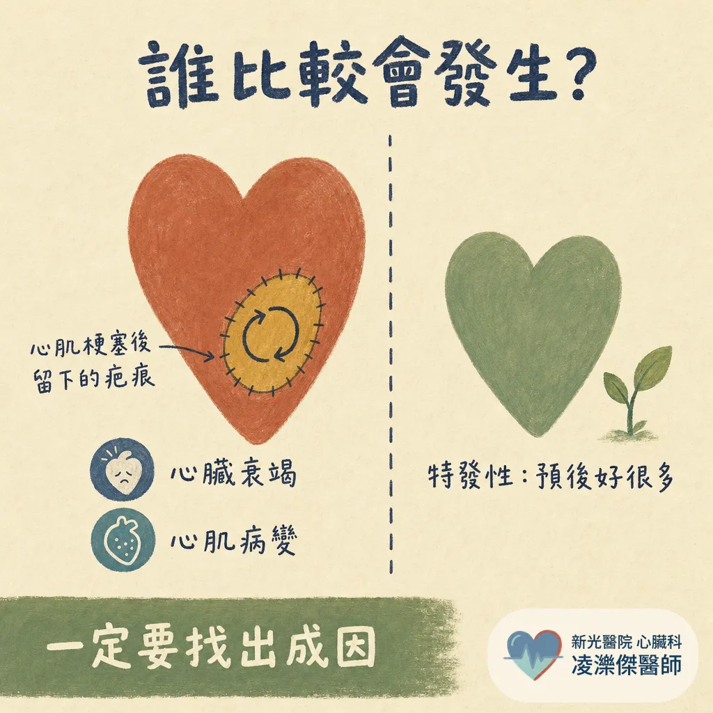 心室頻脈（VT）是什麼？跟一般心跳快哪裡不同、為什麼可能致命 圖卡 3