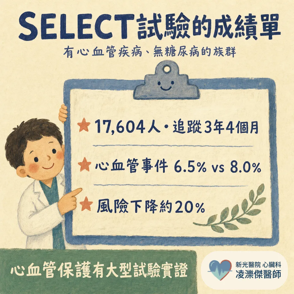 減重藥對心臟是好事嗎?「瘦瘦針」的心血管效益與該注意的事,心臟科醫師一次說清楚 圖卡 2