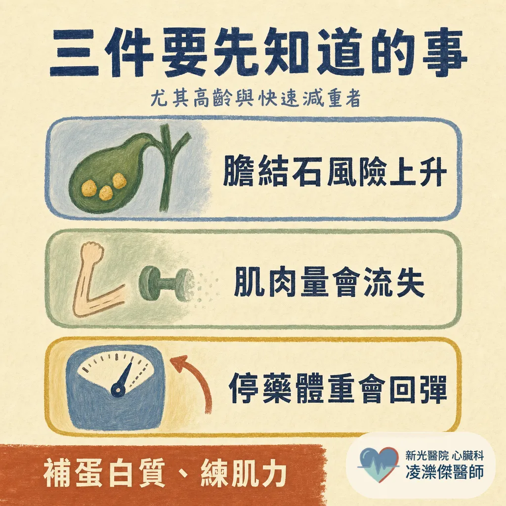 減重藥對心臟是好事嗎？「瘦瘦針」的心血管效益與該注意的事，心臟科醫師一次說清楚 圖卡 4