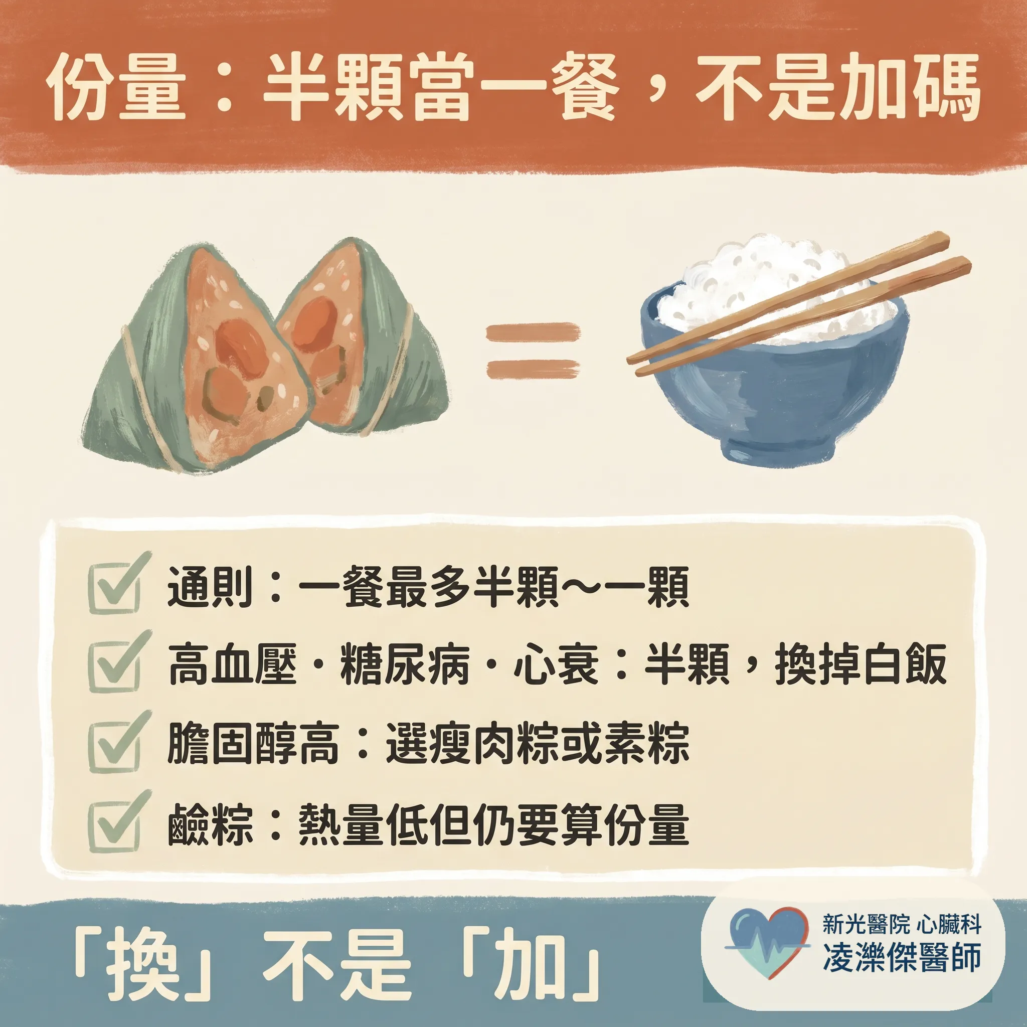 端午吃粽不必禁食:份量、搭配、時間點 圖卡 3